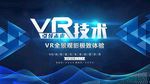 vr技术引领科技海报