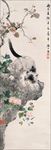 岩石鸟雀设计图案
