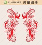 纹理底纹背景剪纸欧式花纹复古