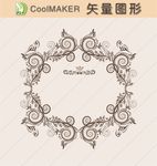 纹理底纹背景剪纸欧式花纹复古