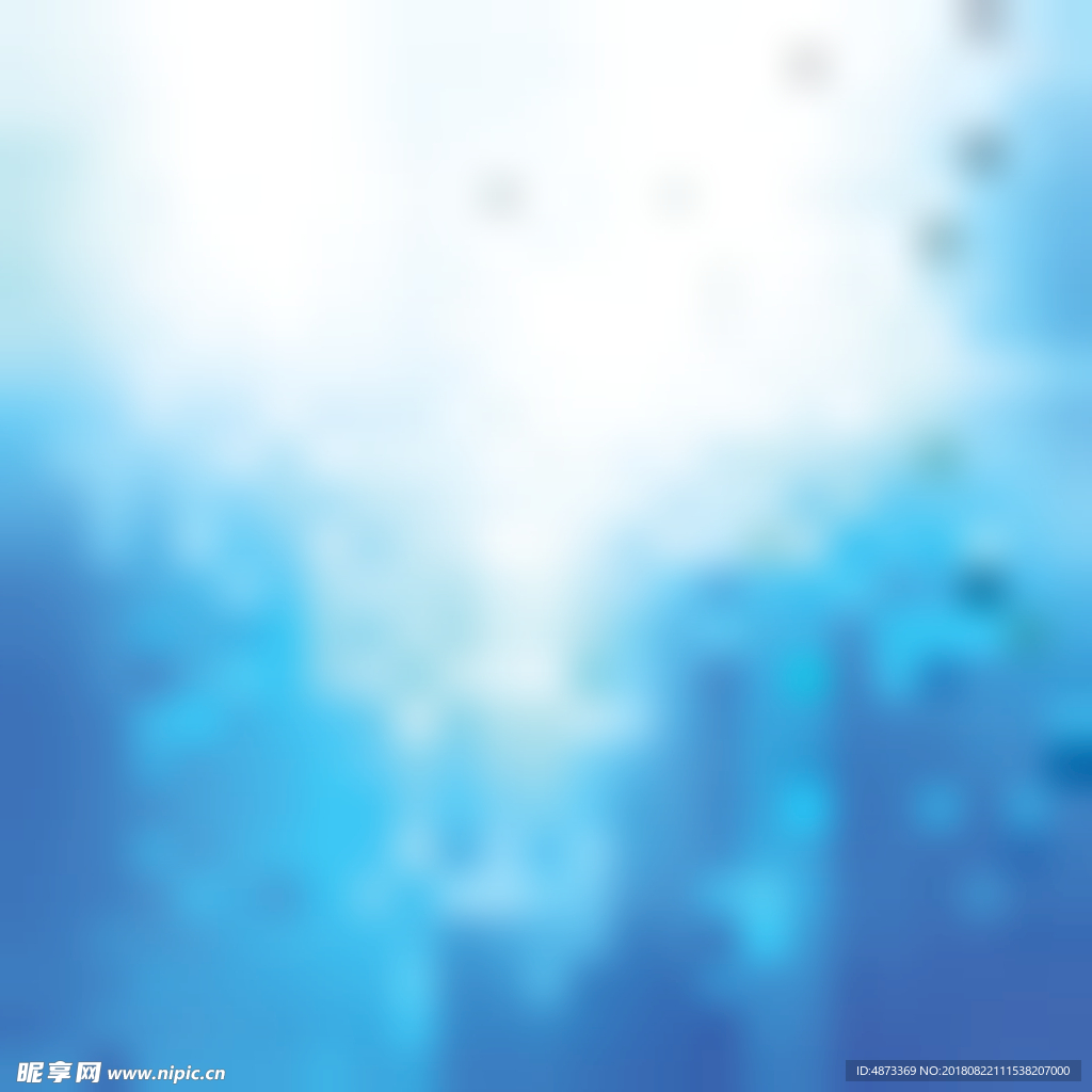 抽象几何六边形形体与科学概念