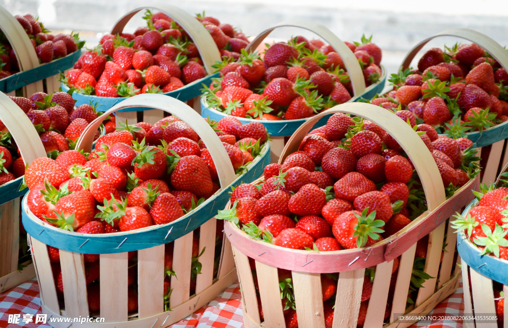 草莓篮子食物