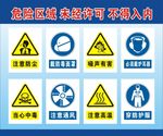 危险区域禁止入内警示牌