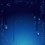 水滴蓝色背景矢量