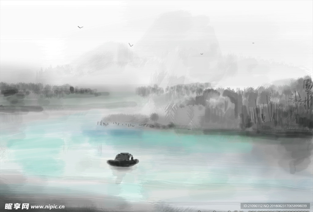 水墨山水