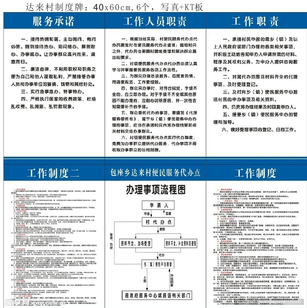 制度牌