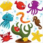 卡通海洋生物