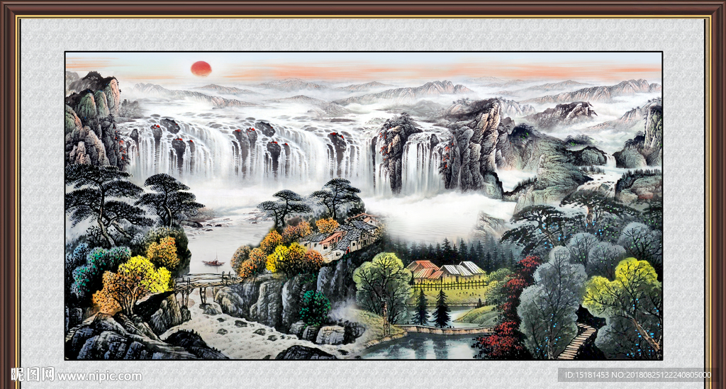 山水国画