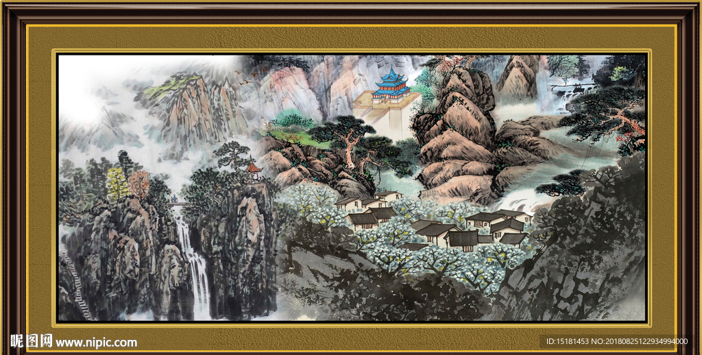 山水国画