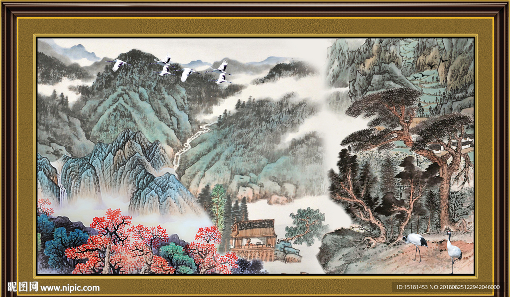 山水国画
