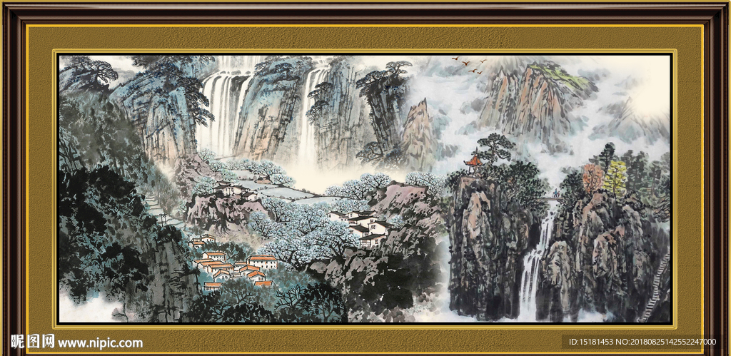 国画山水