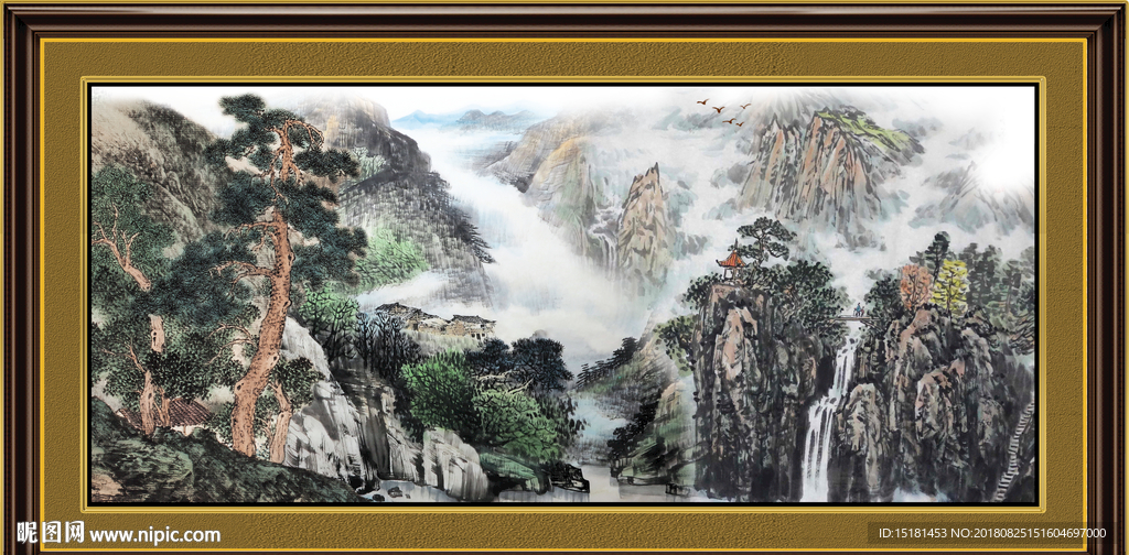 国画山水