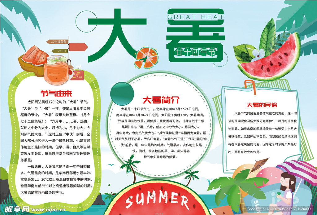 暑假小报