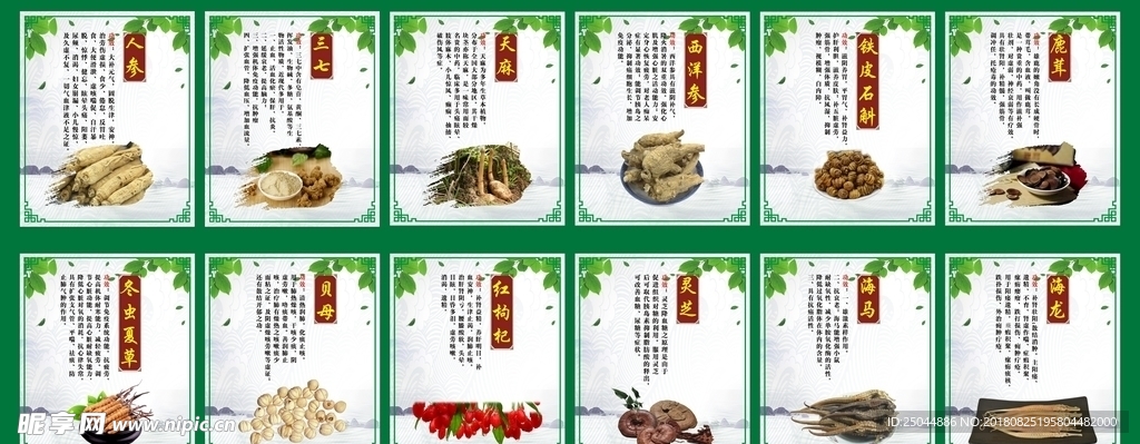 药材海报
