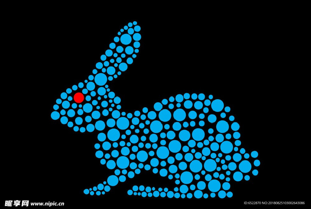 兔 兔子 卯兔 抽象兔子