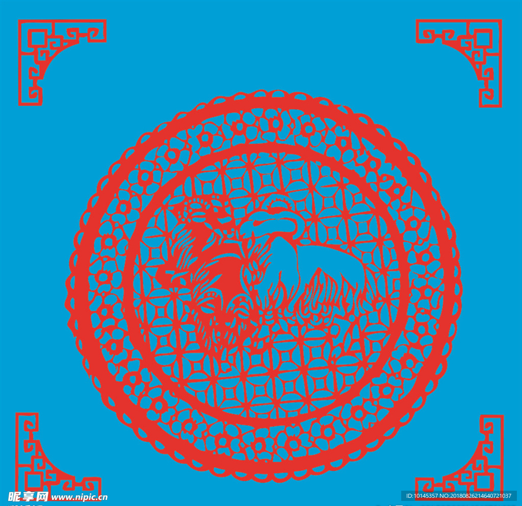 羊群剪纸