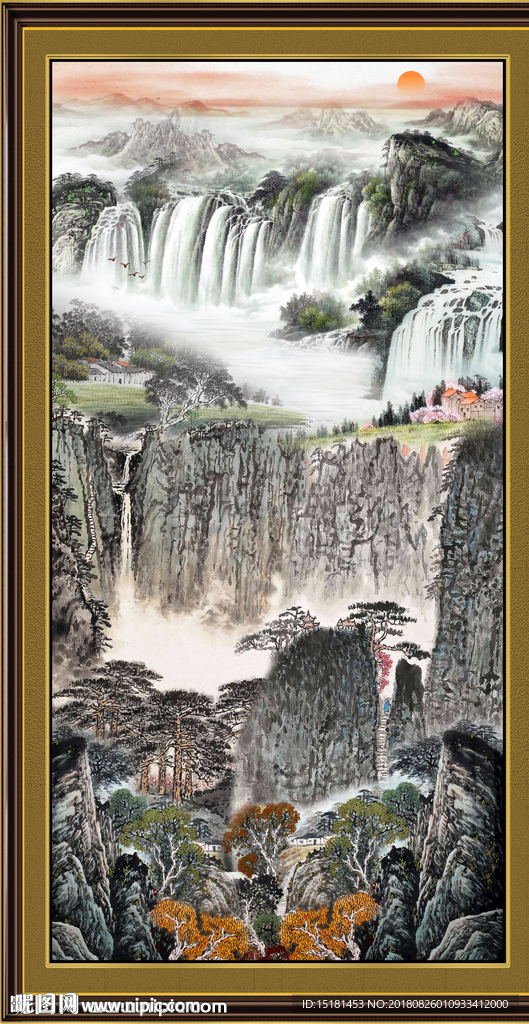 山水国画