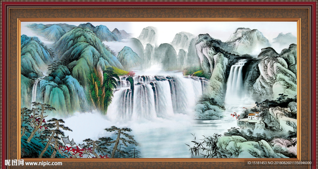 山水国画