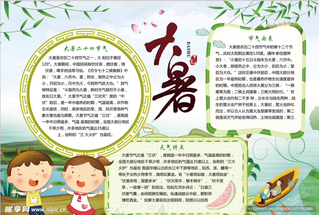 暑假小报