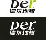 德尔地板logo