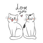 矢量可爱猫猫图片