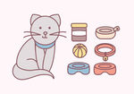 矢量可爱猫猫图片