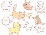 矢量可爱猫猫图片
