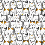 矢量可爱猫猫图片