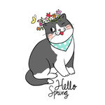 矢量可爱猫猫图片
