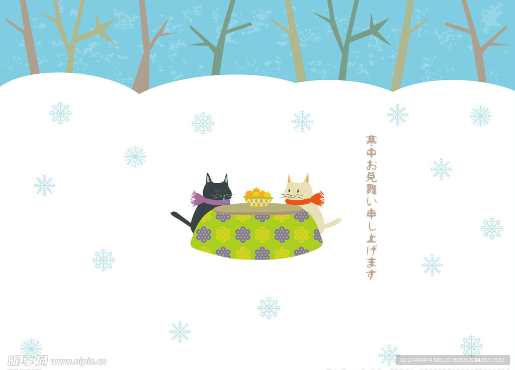 矢量可爱猫猫图片