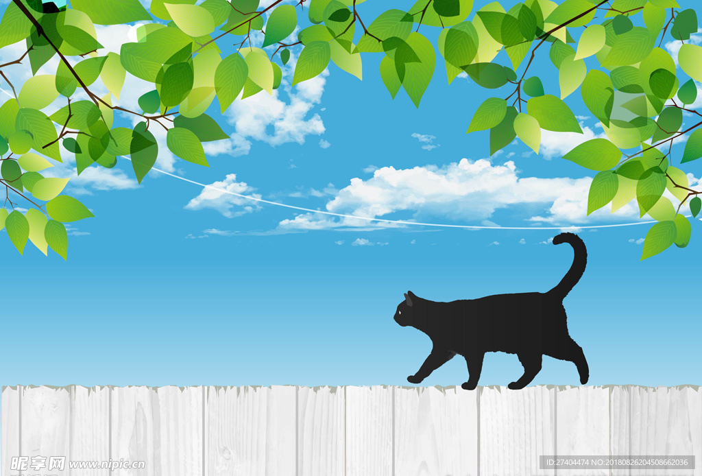 矢量可爱猫猫图片