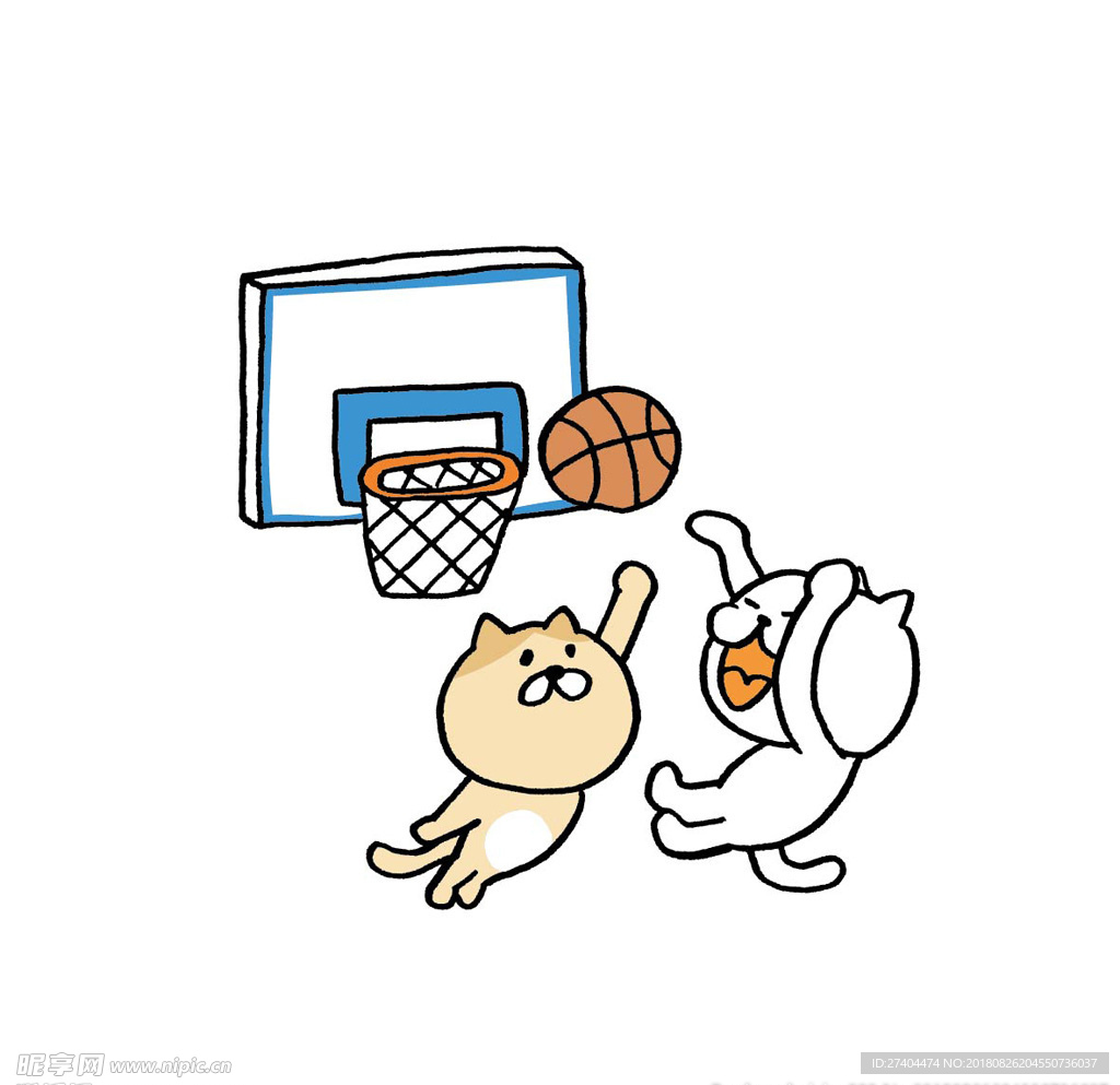 矢量可爱猫猫图片