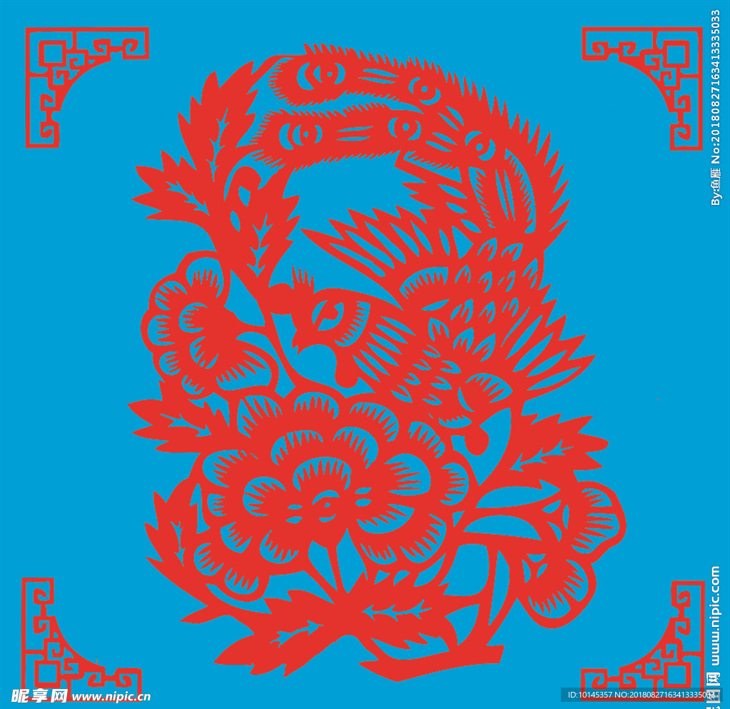 花鸟剪纸