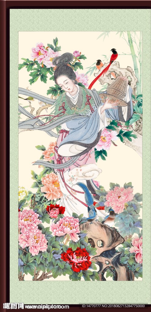 花鸟牡丹
