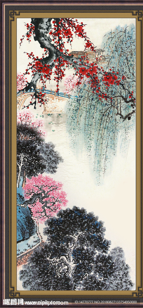 国画梅花