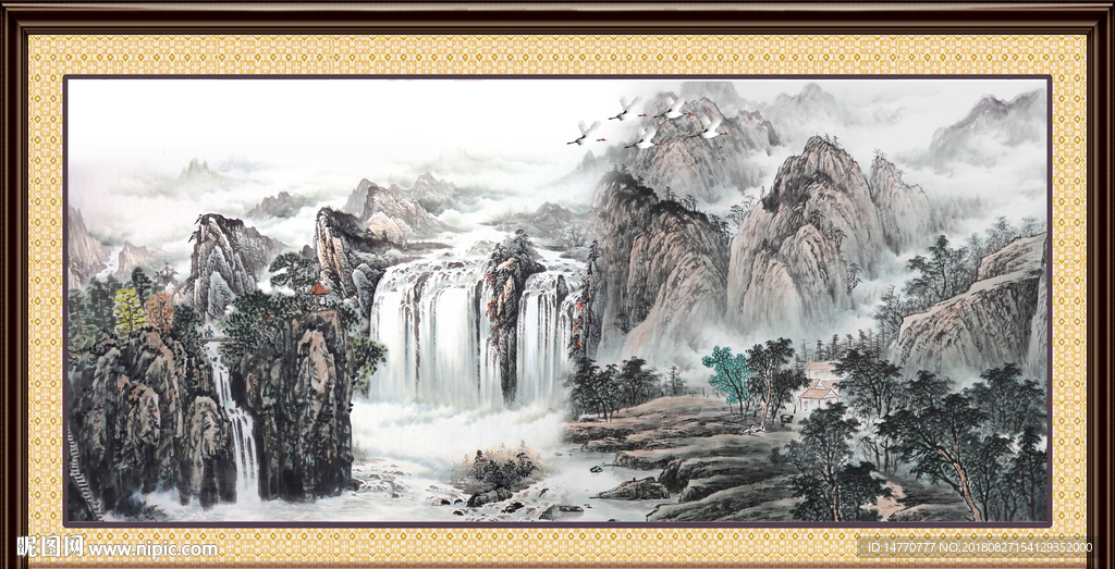 山水国画