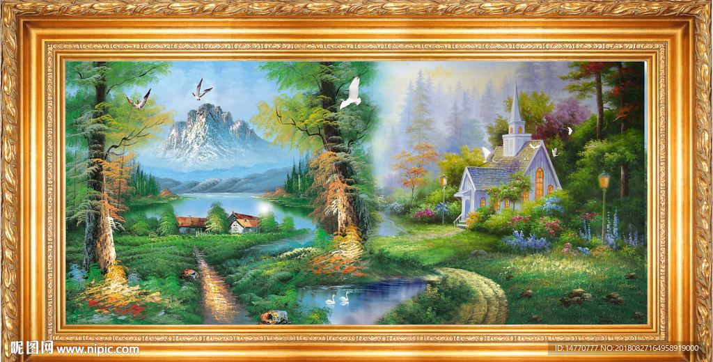 风景油画