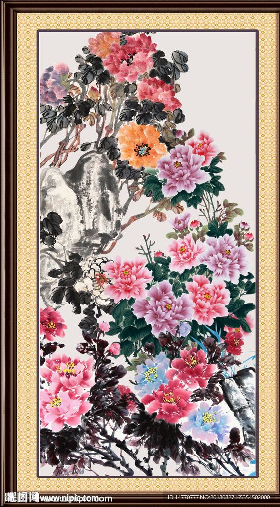 国画牡丹