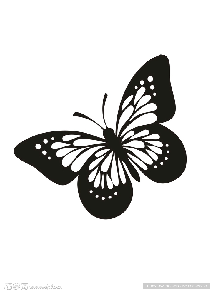 矢量蝴蝶设计素材