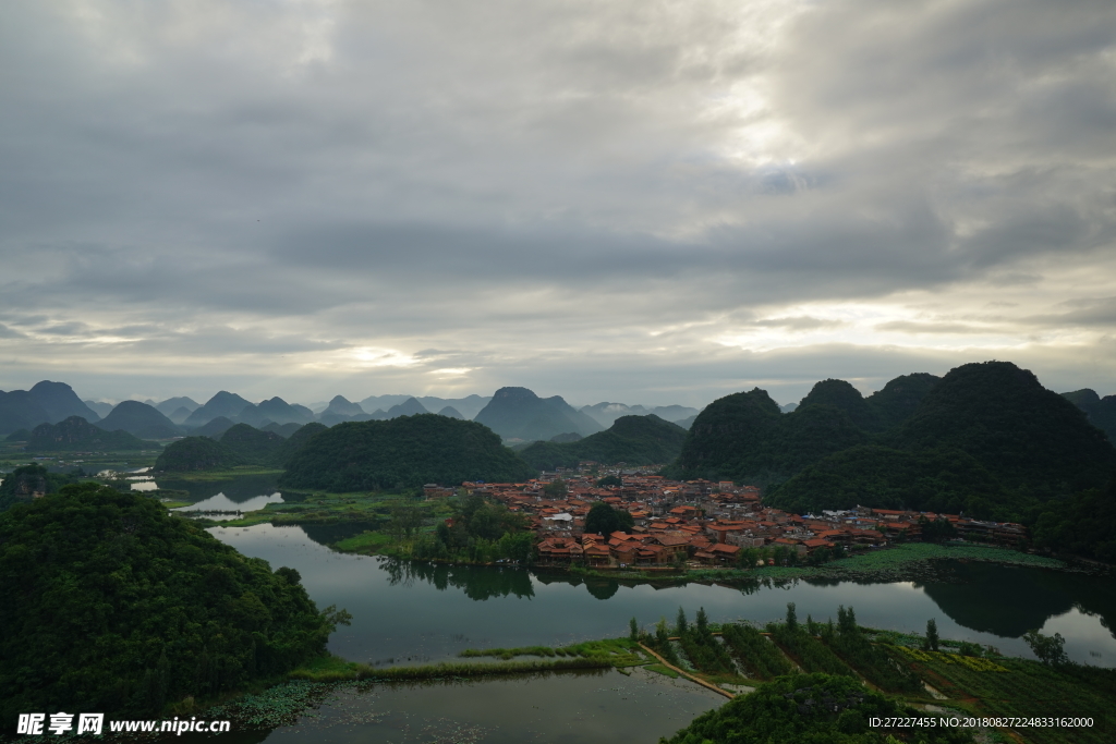 普者黑湿地风光