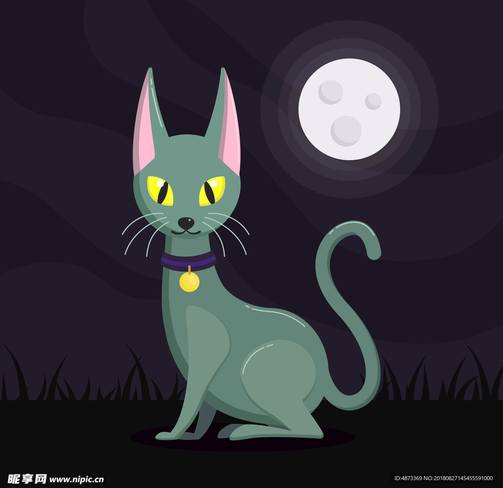 万圣节黑猫