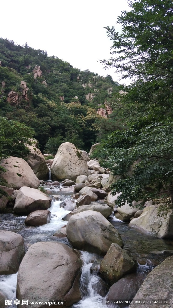 青岛 崂山风景区 北九水 风景