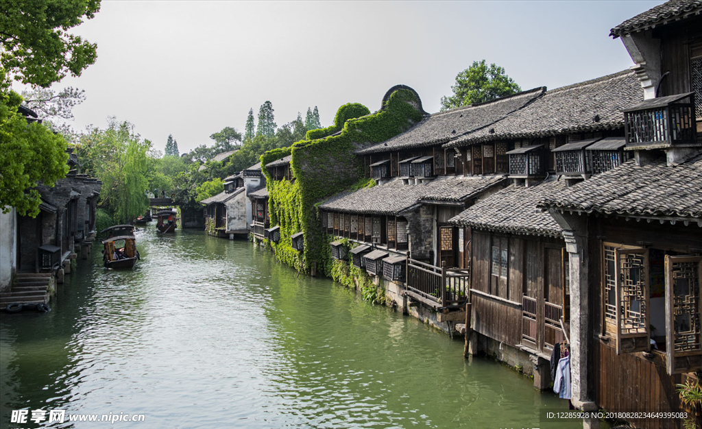 乌镇  江南 水乡 碧水蓝天