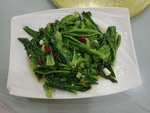 清炒油麦菜