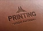 logo样机皮纹展板贴图图片