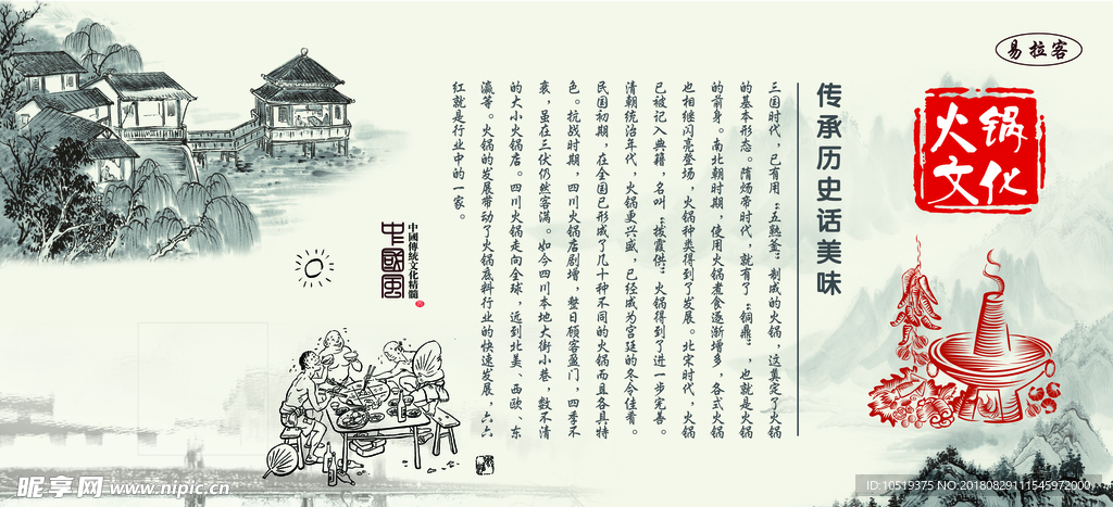 火锅文化 中国风