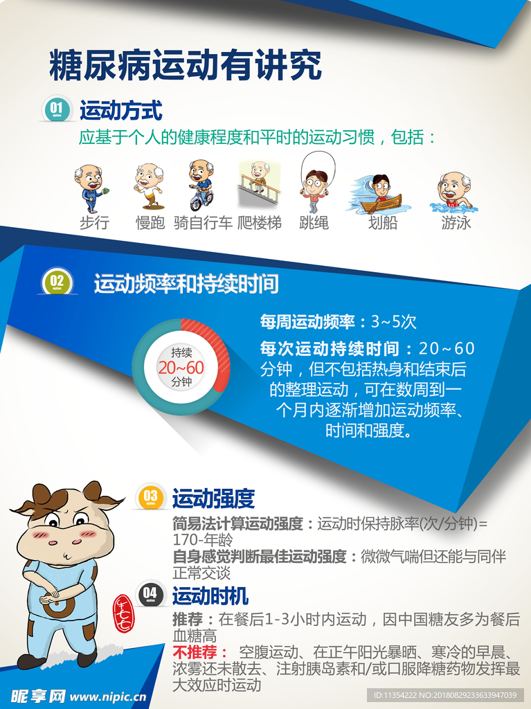 糖尿病健康展板