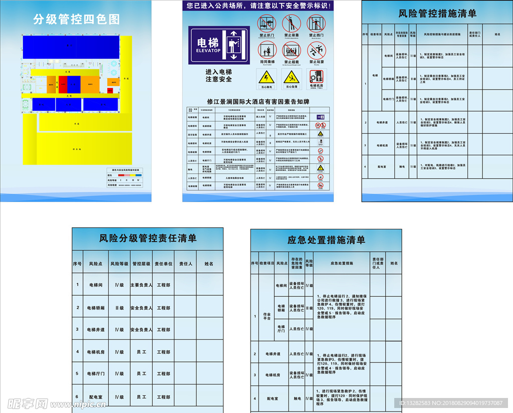 电梯安全一图一牌三清单
