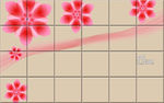 3D软包六瓣花素材