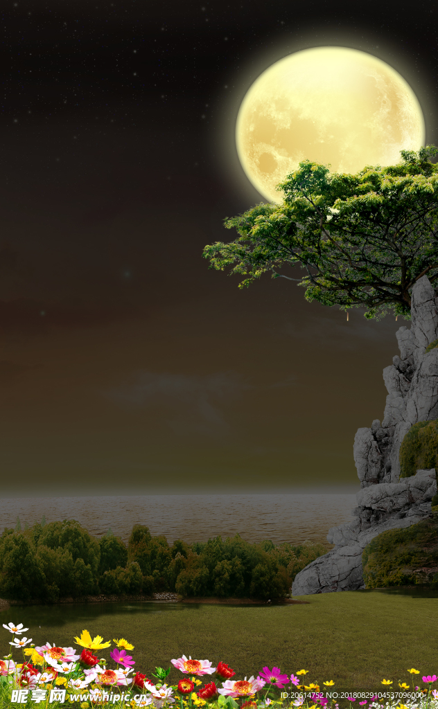 户外夜色美景
